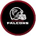 Creative Converting 8 Count Atlanta Falcons Paper Dessert Plates