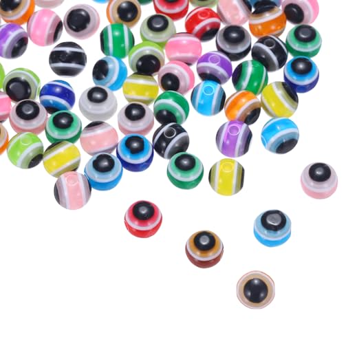 Mauvais œil perles résine PATIKIL breloque œil turc pour loisirs créatifs DIY
