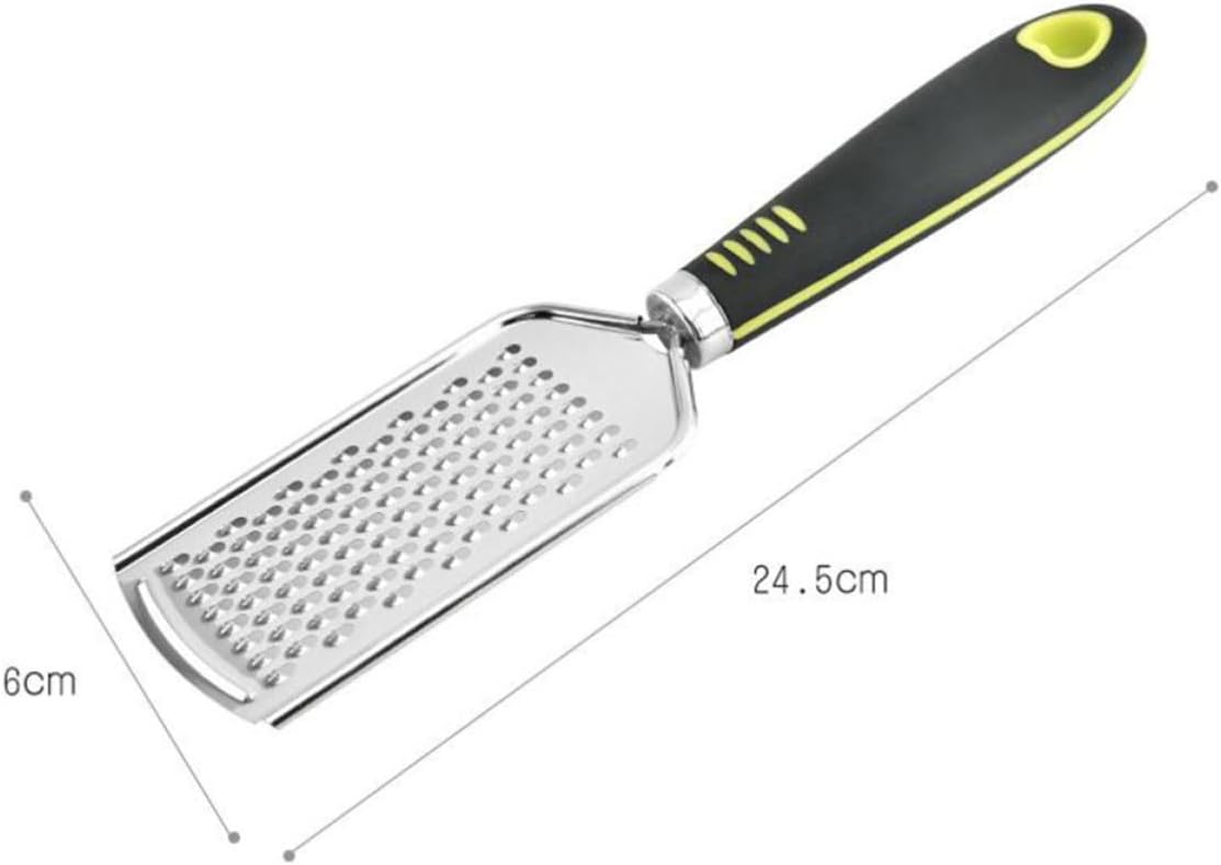 Gatuida Stainless Steel Kitchen Utensils Set Can Opener 7pcs with Pizza Wheel Cheese Grater, Garlic Press, and Ergonomic Design for Easy Cooking and Food Preparation