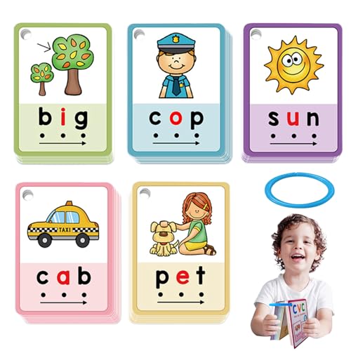 Sight Word Flash Cards – Word Flash Cards | Phonics Games Early Education Learning Puzzle for Ages 3+ Girls Boys Family Outdoor Travel Classroom Home Homeschool Indoor Daycare