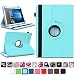 Produktbild na-commerce Robuste Universal 10-10.1 Zoll Tablet Schutzhülle aus hochwertigem Kunstleder Hülle Tasche Standfunktion 360° Drehbar Cover Case Schutzhülle, Farben:Türkis