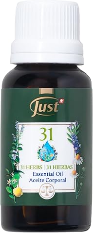Swiss Just 31 Essential Oil Blend, Botanical Aromatherapy Oil, 20 ml