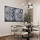 Gerahmte Wandkunst für Schlafzimmer, 3D-Metall-Effekt, Liebesherz, Paar, Wandkunst, Dekor für Wohnzimmer, 3 Stück, modern, abstrakt, grau, schwarz und weiß, Leinwanddrucke, Poster, Bilder, Gemälde für