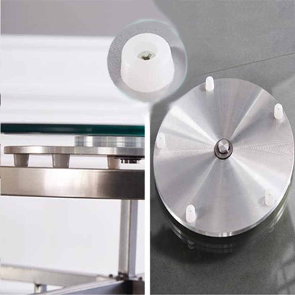 Lazy Susan In Vetro Piatto Girevole Per Tavolo Da Pranzo Vassoio Rotante