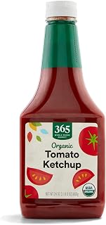 365 by Whole Foods Market Organic Ketchup, 24 oz - USDA Certified, No Artificial Preservatives, Classic Taste