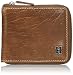Produktbild Tommy Hilfiger Herren RFID Blocking Leather Zip Around Bifold Wallet Zweifalten-Geldbörse, hautfarben, Einheitsgröße