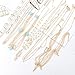 Jstyle 6Pcs Gold Head Chain Jewelry for Women Bridal Bohemian Halloween Party Cosplay Headband Hair Headpiece