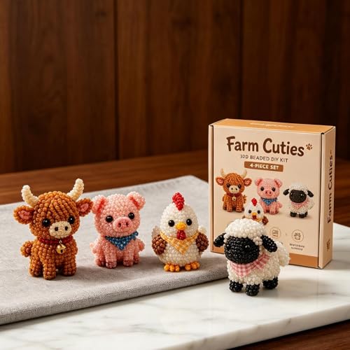 Abalorios artesanales y kit DIY animales 3D para principiantes 2