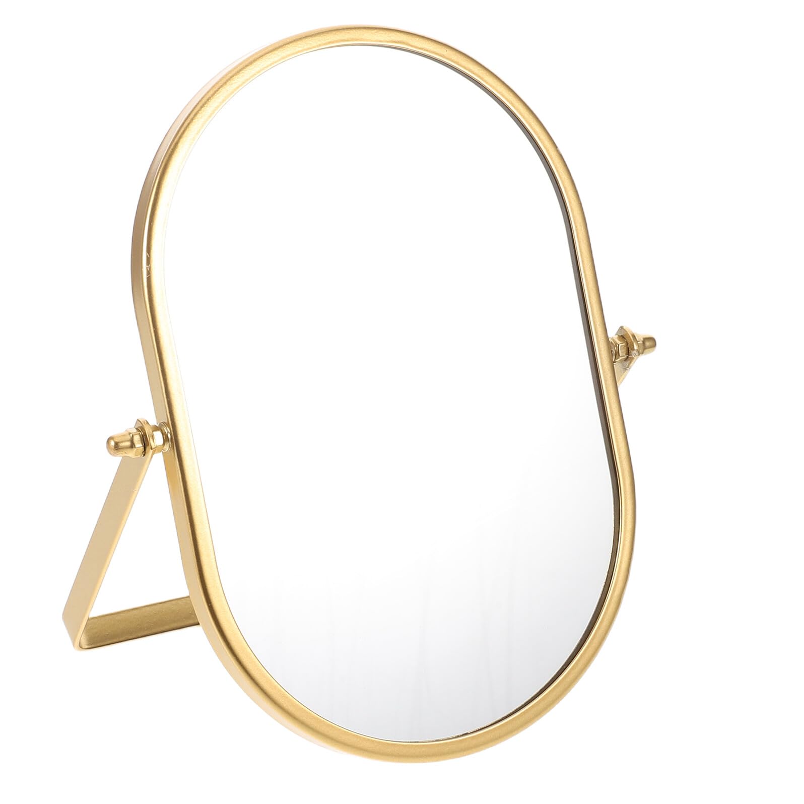 Miroir de table doré pour maquillage dans la chambre ou la salle de bain moderne