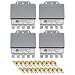 Produktbild 4X DiseqC Schalter Switch 4/1 mit Wetterschutzgehäuse HB-DIGITAL 4X SAT LNB 1 x Teilnehmer / Receiver für Full HDTV 3D 4K UHD + 20 x Vergoldete F-Stecker Vergoldet