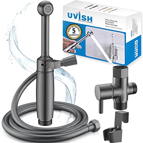 Hand-Bidet-Sprayer für WC-Wassersprüh-Aufsatz, Stoffwindel-Sprüher, Badezimmer, Bidet-Sprüher, Dusche mit Strahlspray, Zwei-Wege-Anpassung, Wasserkontrolle, Roségold-Messing für persönliche Hygiene Cover