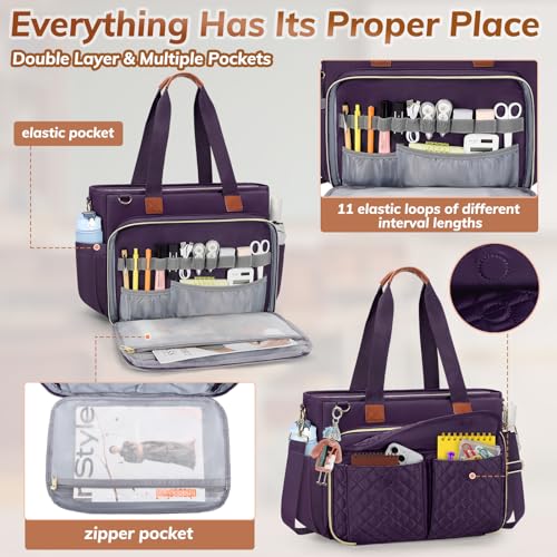 Bolso Tote RAINSMORE para Mujeres para Laptop 15.6 pulgadas miniatura 3