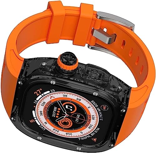 Kit bracelet Apple Watch Ultra 49mm silicone transparent sport outdoor