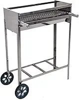 Churrasqueira de Espetinhos Portátil com Rodas Grelha Moeda Issi Grill