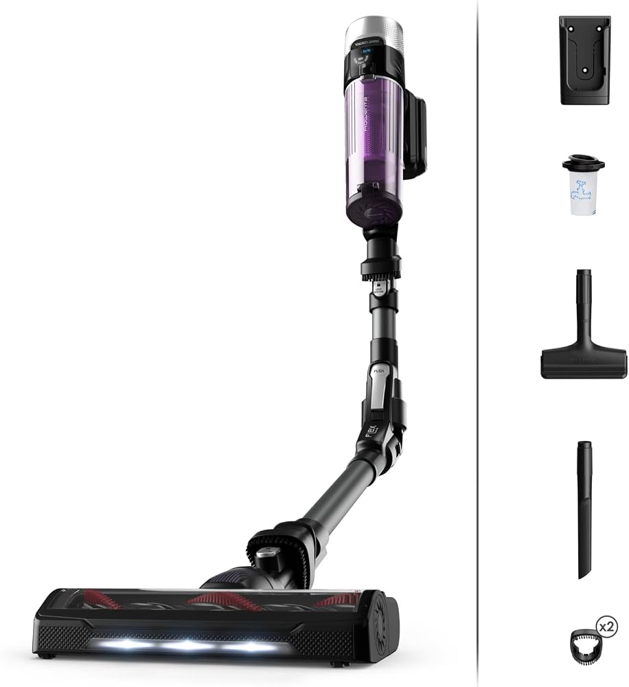 Rowenta - X-Force Flex 9.60 Aspirateur Balai sans Fil Violet - Noir