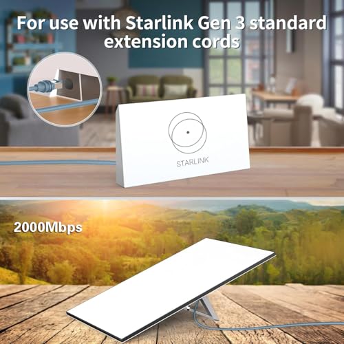 Câble Starlink de 5m pour Standard G3 et Mini cordon ethernet gris