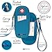 PracMedic Bags Epipen Carry Case– Insulated Epi Pens Carrying Case for Epipens, Auvi-Q, Inhaler, Allergy Medication & Diabetes Supply– Durable Emergency Medical Pouch for Travel (Teal)