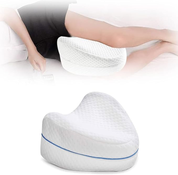 Leg & Knee Foam Support Pillow, Memory Foam Cushion Knee Support