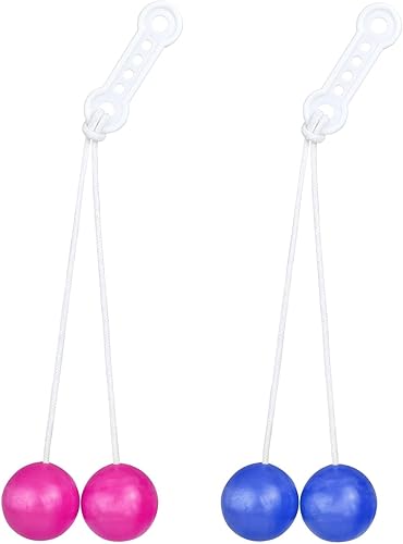 Clackers Ball Lato Juguete de Lato Lato, 2 bolas oscilantes en una cuerda de cuerda, haga clic en clics para hacer ruido, regalos de fiesta,