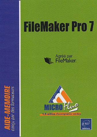 Télécharger FileMaker Pro 7 Livre eBook France