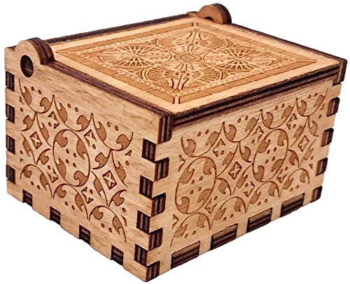 Jieddey You are My Sunshine Music Box,Wooden Hand Crank Musical Box Engraved Vintage Sunshine Musical Box Classic Music Box Gift for Birthday Christmas Valentine's Day Home Decoration Crafts Rainbow - Image 4