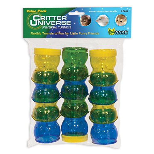 Ware Manufacturing Critter Universe Universal Small Pet Tunnel, 3-Pack