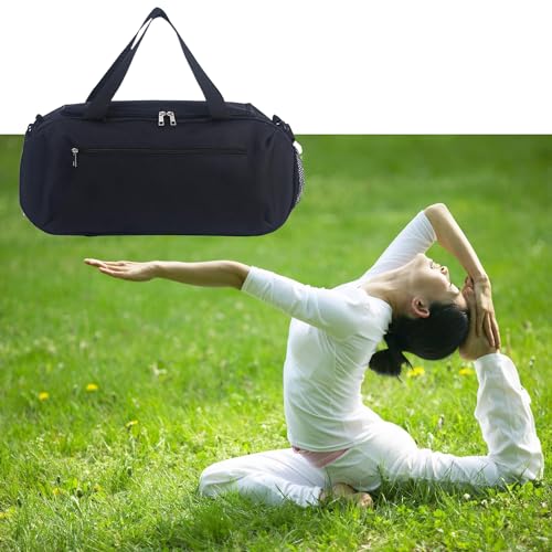 Generic New Travel Duffel Bag, 20L Sports Tote Gym bags mens Overnight Bag,Wet Dry Separation Fitness Bag HandHeld One Shoulder Bag, for Yoga Exercise black2