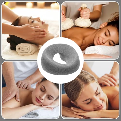 Foreverup Massage-Gesichtswiegenkissen, Massage Kopfstütze Für Das Bett, Massagekissen Kopf Loch, Massagekissen Mit Der Vorderseite Nach UntenU-förmiges Massages Kopfstütze, Für Spa Salon Massagebett