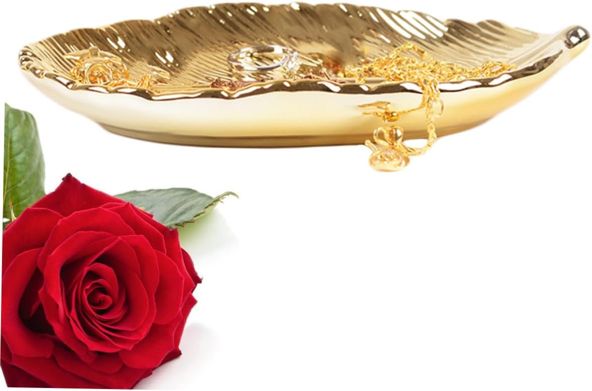 Set of 2 Handmade Ceramic Jewelry Trays Leaf Motif Women’s Jewelry Organizer for Home Decor for Her Set of 2 Handmade Ceramic Jewelry Trays Leaf Motif Women’s Jewelry Organizer for Home Decor for Her