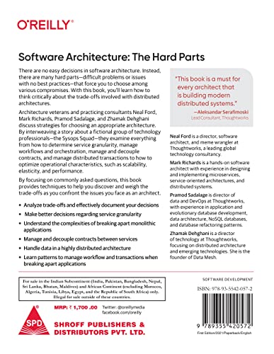 Software Architecture: The Hard Parts - Modern Trade-Off Analyses for Distributed Architectures (Grayscale Indian Edition) - Image 2