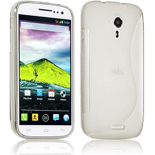 Seluxion - Housse Etui Coque S-Line Couleur Translucide pour Wiko Cink Five + Film de Protection