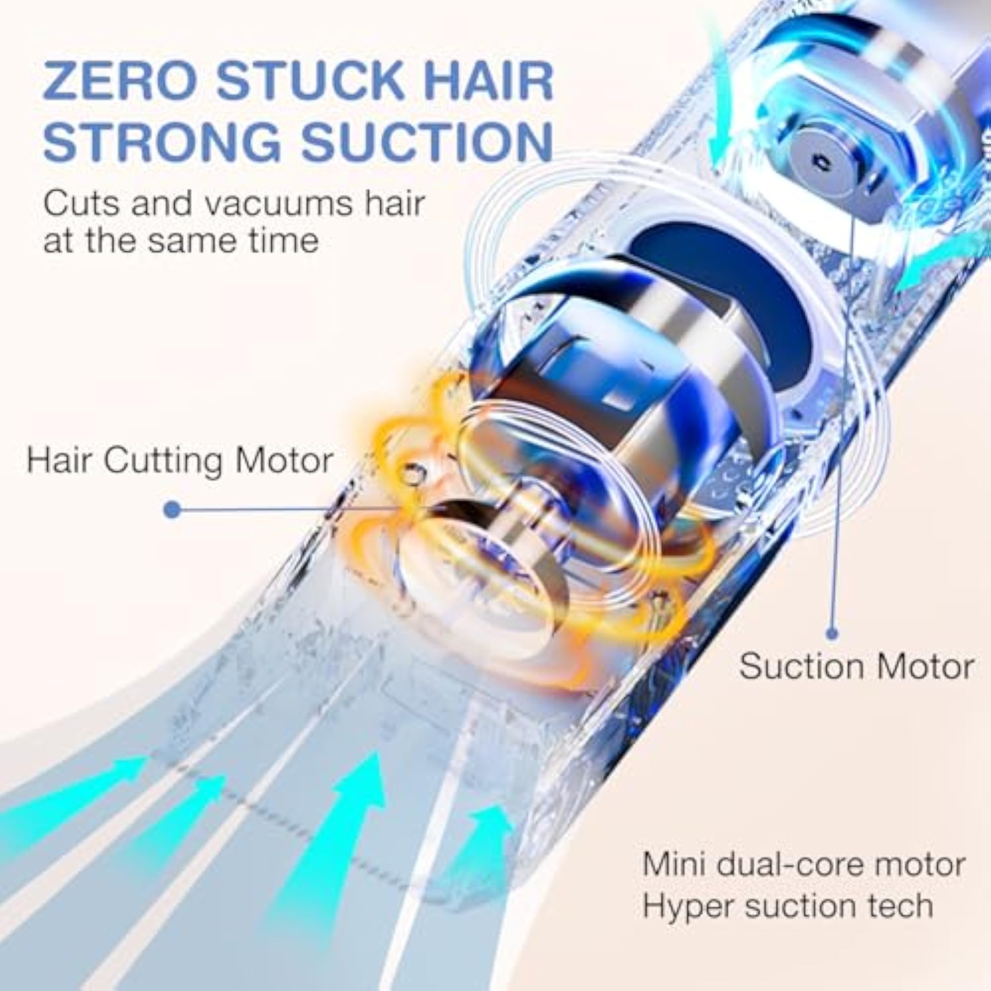 Calming Hair Clippers for Kids, Rechargeable & Waterproof