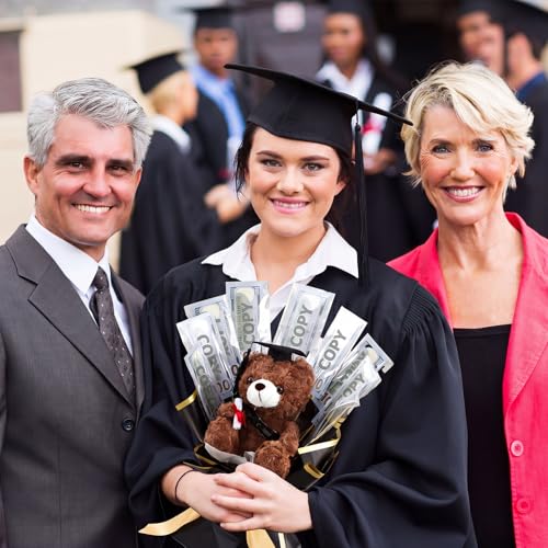 WinnerWhy Graduation Money Bouquet Kit Graduation Gifts for Her and Him, DIY Money Bouquet with Bear Cash Gift Idea for Class of 2026 Congratulation by WinnerWhy - Image 7