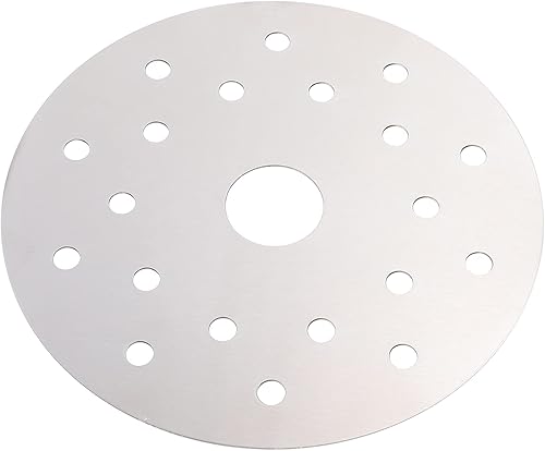 Hemoton Cookware - Placa de guía térmica de inducción, placa convertidora de inducción, cacerola de acero inoxidable (plata)