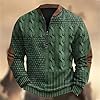 NNGOTD Christmas Men's Jumpers Turtle Neck Ribbed Knitted Jumper Long Sleeved Causal Slim Fit Sweater Pullover Merry Christmas Jumpers Comfortable Xmas Holiday Crewneck Sweatshirts (Z1 Green,5XL) #1