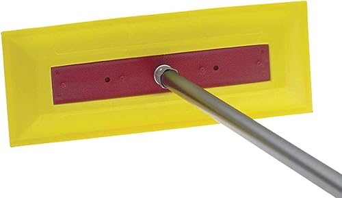 Rastrillo de nieve profesional, escoba de nieve para automóviles y camiones, duradero, resistente, cabezal de espuma de 17 pulgadas, ligero, alcance