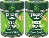 Fuchs Gewürze Gourmet Selection Mediterran – Fisch und Scampi Gewürzzubereitung, nachfüllbares Gewürz, Gewürzmischung mit ausgewählten Kräutern für genüssliche Fischgerichte, vegan, 60 g
