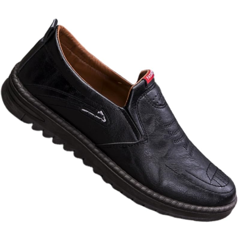 Men's Fashionable Slip-on Shoes - Perforated for Ventilation, Lightweight and Comfortable. One-Piece Design. Suitable for Outdoor Activities and Daily use.