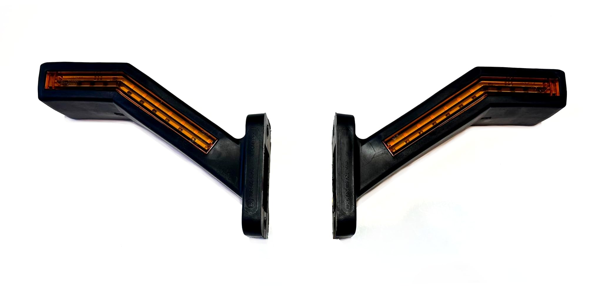 2x LED Umrissleuchte Positionsleuchte mit Dynamischer Blinker Laufblinker Bremsleuchte 12V 24V für Anhänger