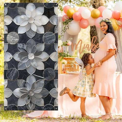 Bannière de porte florale 178x90 cm décor saisonnier - 6