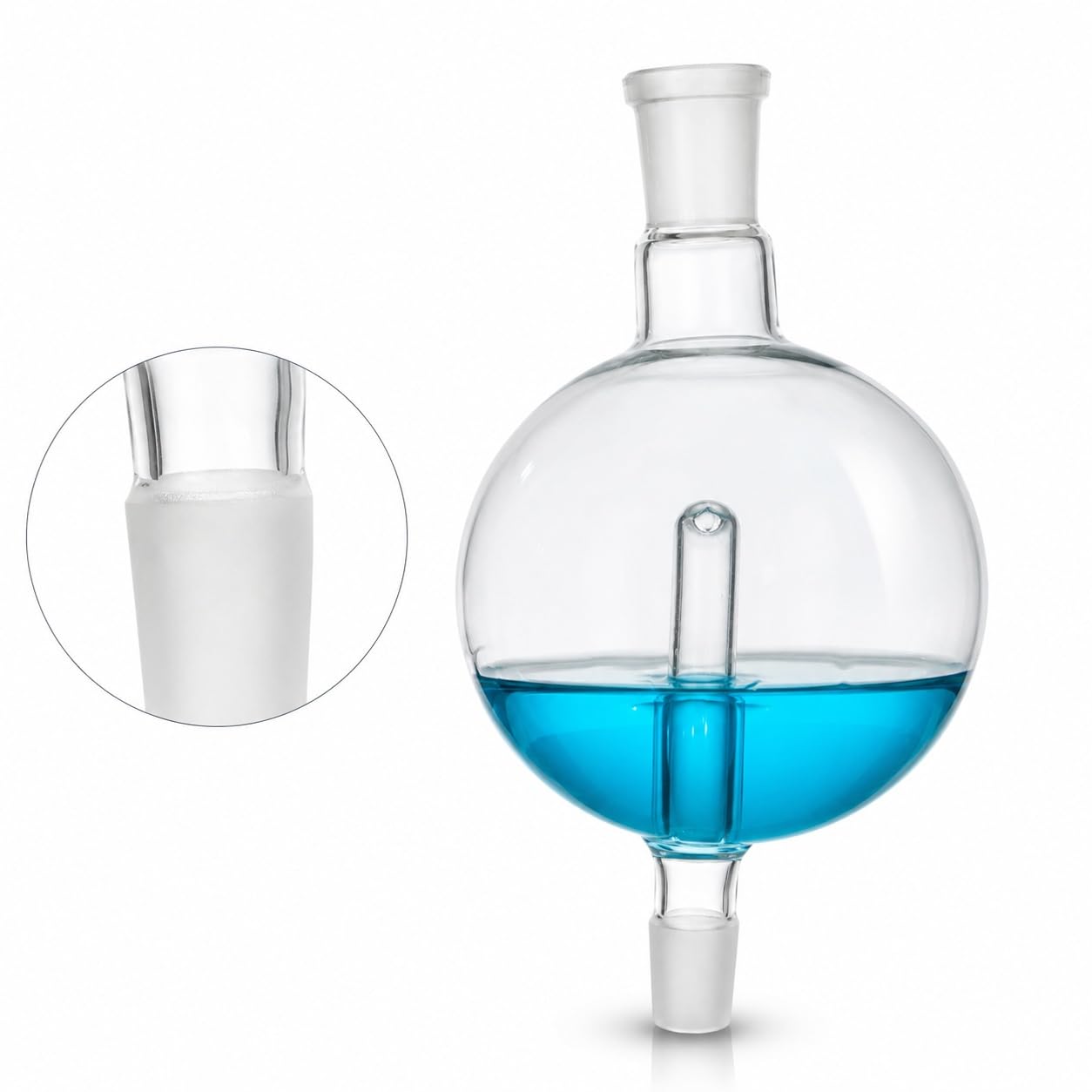 Rotation Förångare Stötfälla US Fogtätning Glas-500ml 29/42 + 29/42