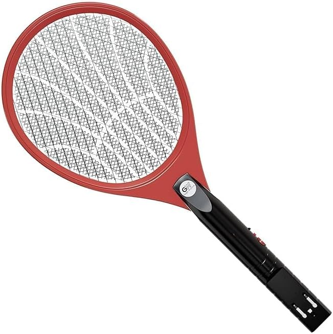 Electric Mosquito Swatter Racket, Rechargeable Bug Zapper, Handheld Fly ...