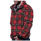 Padasso Mens Zip Up Hoodies,Mens Hooded Sweatshirt The Hoodie Mens Pullover Quarter Zip Plush Sweate