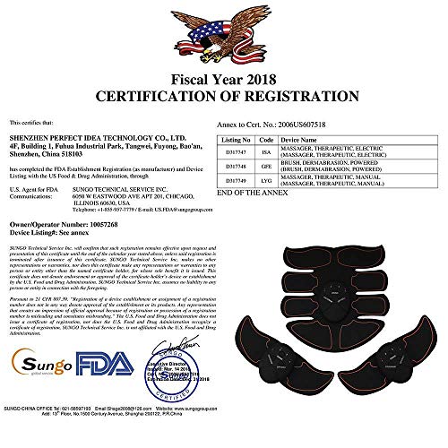 Eon Concepts – Estimulador abdominal definitivo com 20 almofadas extras de gel | Cinto de tonificaçã