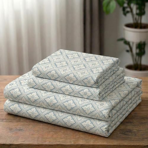 Image of HOMEKART 100% Cotton Feel Double Bed Bedsheet Set | 180tc to 220tc Soft & Breathable with 2 Pillow Covers | Wrinkle Free | for Bedroom & Gifting (Color -Light Grey, 90 x 90 Inches)