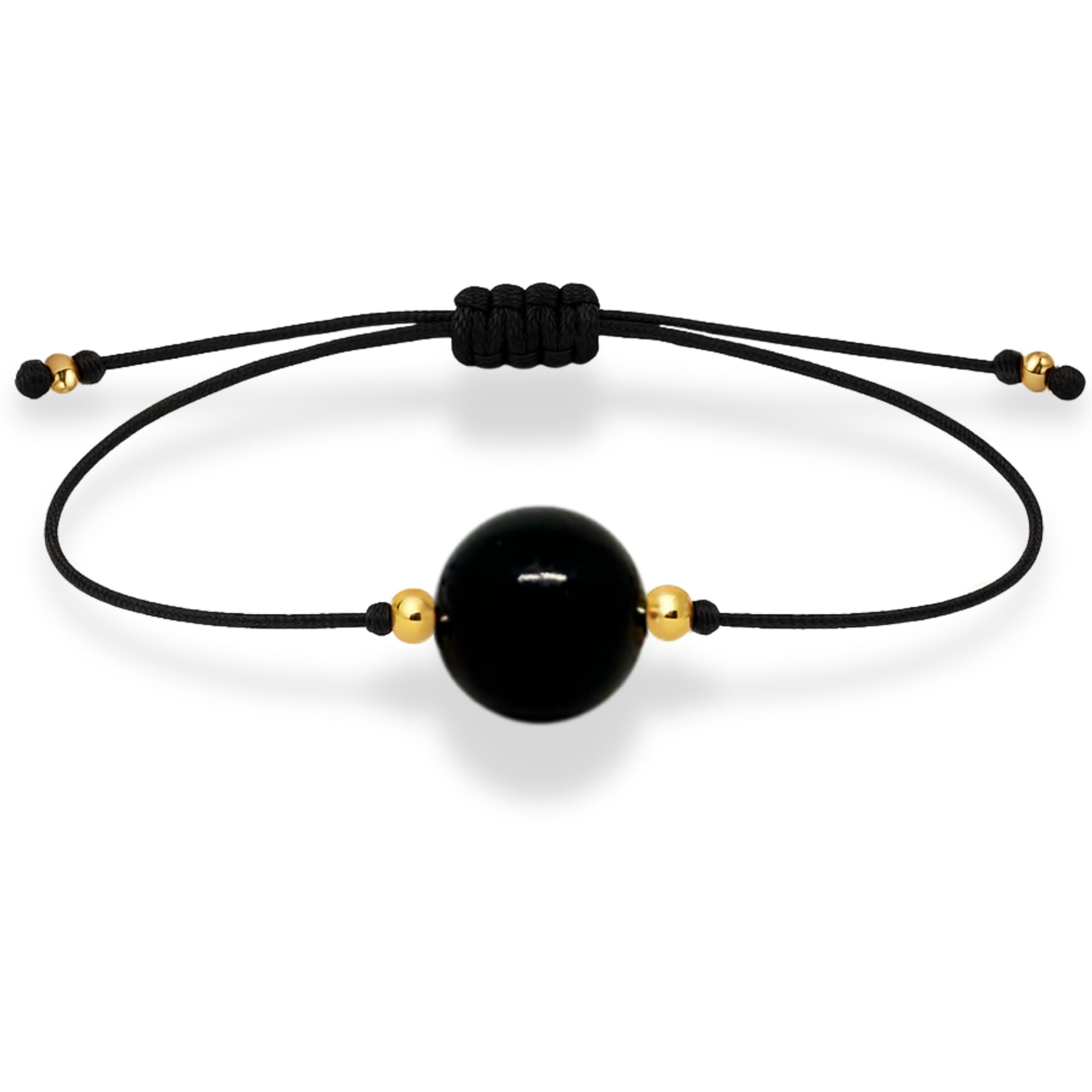 Pulsera Minimalista Turmalina Chapada en Oro 18k - Karma