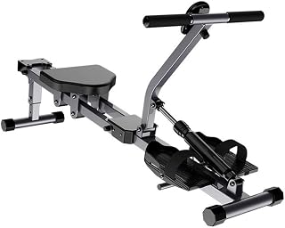WBJLG Rowing Machines, Rowing Machine,Household Aerobic Rowing Machine Foldable,Adjustable Resistance,Fitness Equipment,Metal Rowing Machine for Home Use
