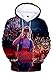 Produktbild HUASON Jungen Mädchen Kinder 3D Hoodie Bunt Neuheit Kapuzenpullover Stranger Things Pullover(2XS)