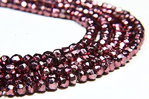 Perles pyrite rose facettées haut de gamme pour création bijoux fins