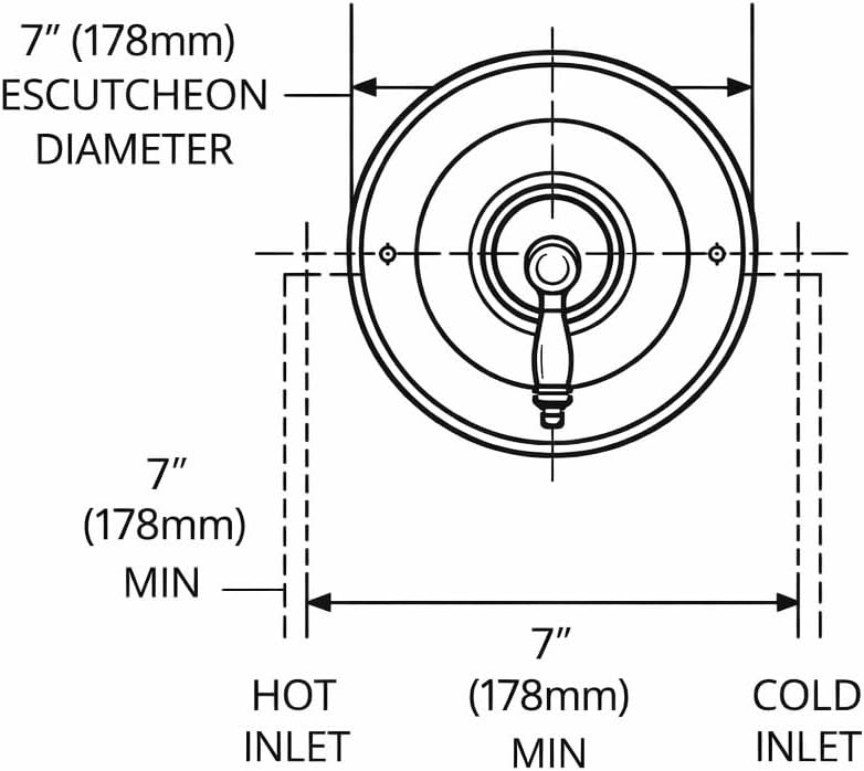 Moen Brantford Chrome Posi-Temp Pressure Balancing Traditional Tub and Shower Lever Handle, Valve Required, T2151 image 3